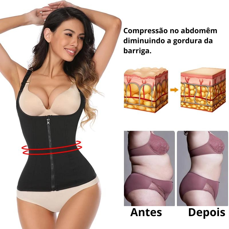 Cinta Modeladora Com Fecho Duplo - Shape Confort